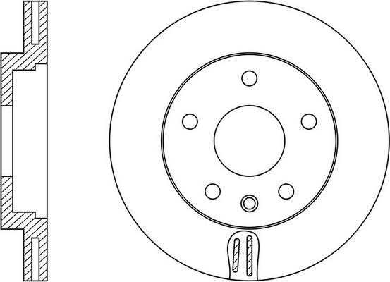 FIT FR0742V - Гальмівний диск autocars.com.ua