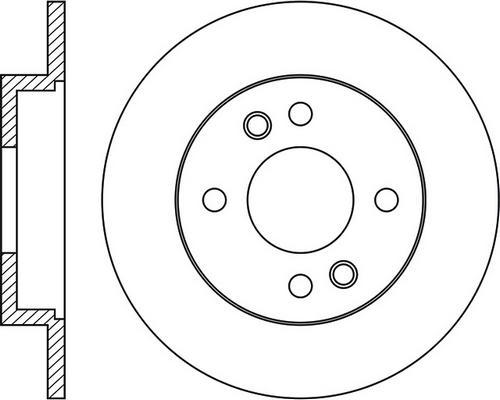 TRW Engine Component DF4801 - Гальмівний диск autocars.com.ua