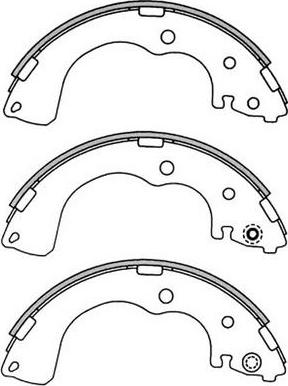 FIT FT0748 - Комплект гальм, барабанний механізм autocars.com.ua