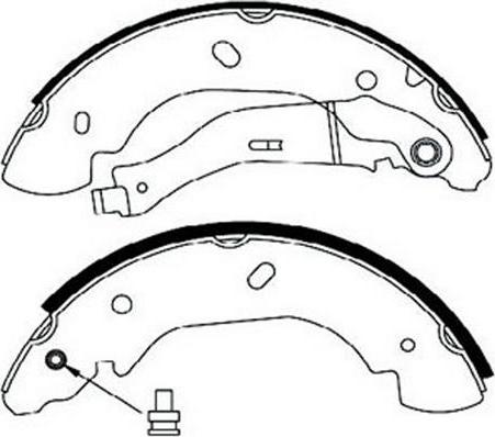 FIT FT1061 - Комплект гальм, барабанний механізм autocars.com.ua