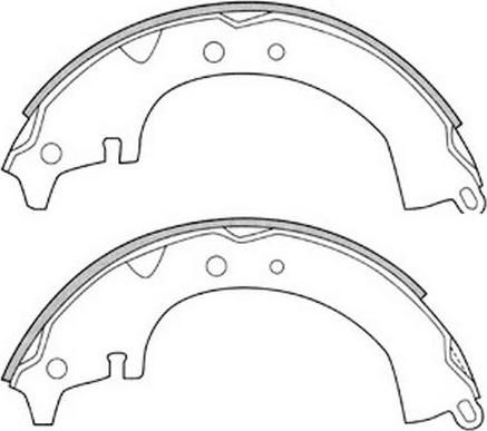 FIT FT1161 - Комплект гальм, барабанний механізм autocars.com.ua