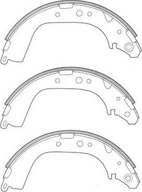 FIT FT1173 - Комплект гальм, барабанний механізм autocars.com.ua