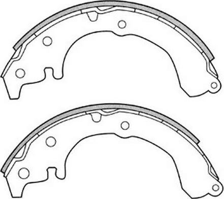 FIT FT1176 - Комплект гальм, барабанний механізм autocars.com.ua