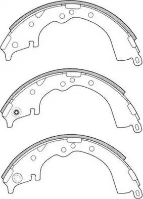 FIT FT1196 - Комплект гальм, барабанний механізм autocars.com.ua