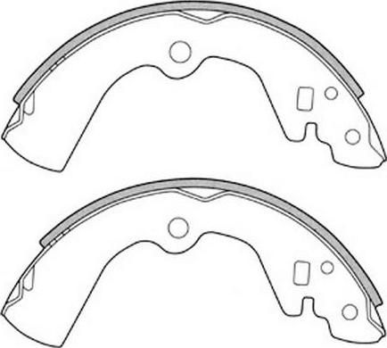 FIT FT2128 - Комплект гальм, барабанний механізм autocars.com.ua