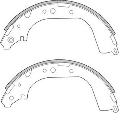 FIT FT2131 - Комплект гальм, барабанний механізм autocars.com.ua