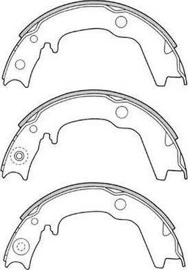 FIT FT3308 - Комплект гальм, ручник, парковка autocars.com.ua