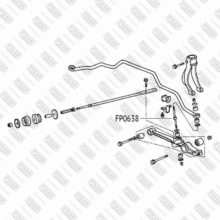 Fixar FP0638 - Тяга / стойка, стабилизатор autodnr.net
