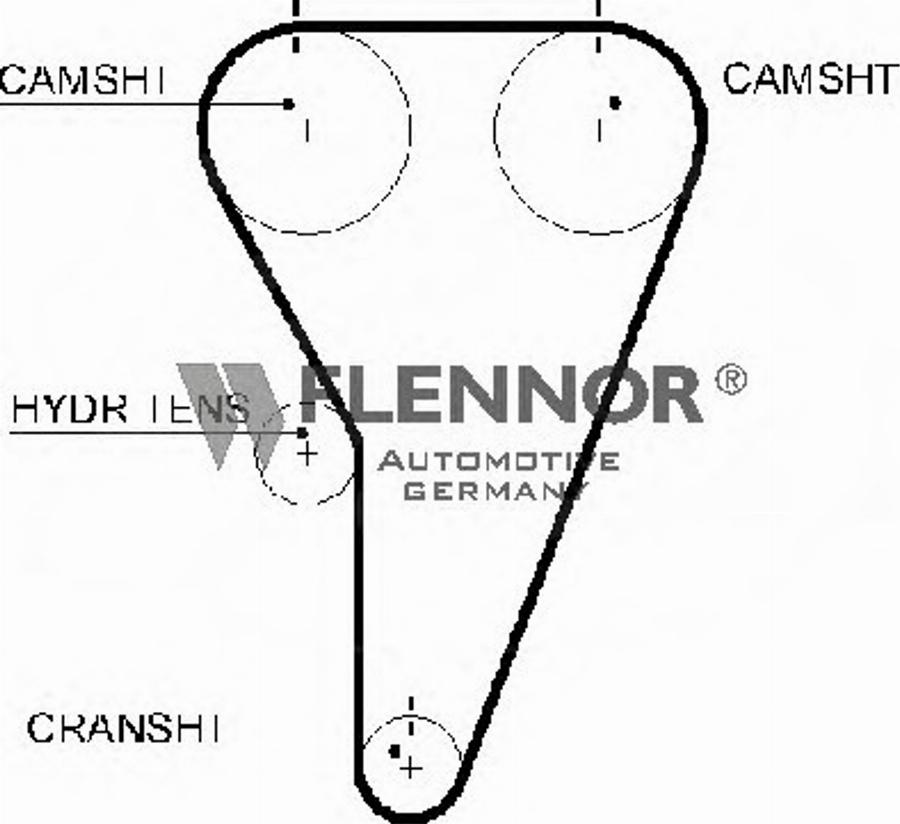 Flennor 1003 - Ремінь ГРМ autocars.com.ua