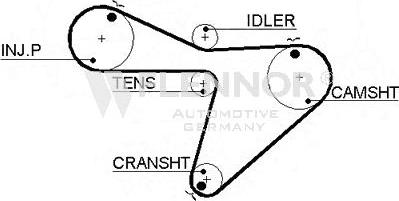 Flennor 4204V - Ремінь ГРМ autocars.com.ua