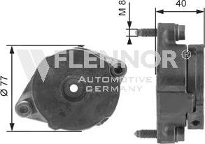 Flennor FA99048 - Направляющий ролик, поликлиновый ремень avtokuzovplus.com.ua