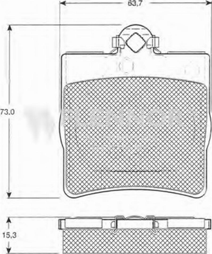 Flennor FB210186 - Тормозные колодки, дисковые, комплект avtokuzovplus.com.ua