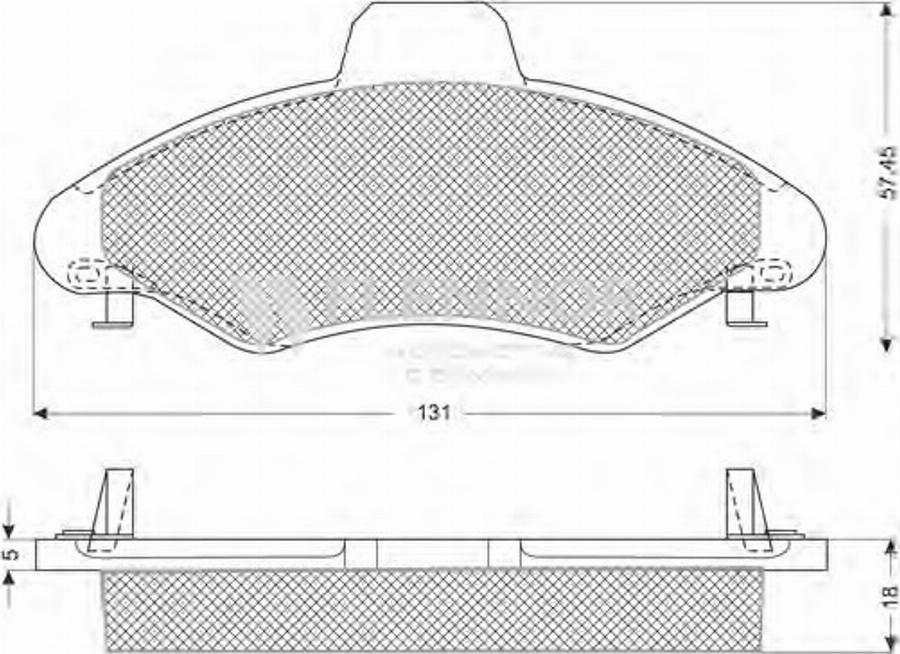 Flennor FB210273 - Тормозные колодки, дисковые, комплект autodnr.net