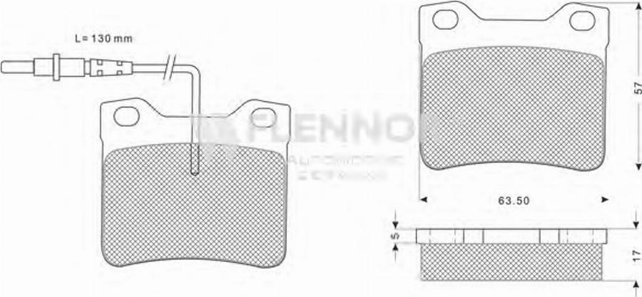 Flennor FB210306 - Гальмівні колодки, дискові гальма autocars.com.ua