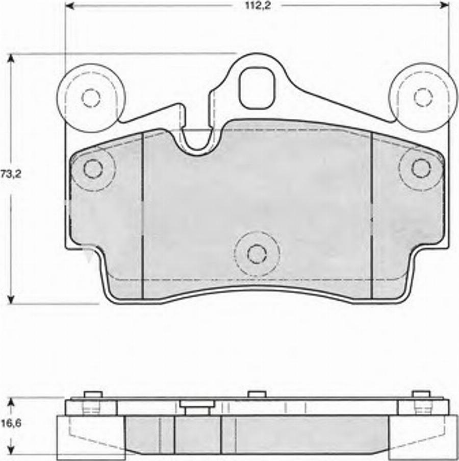 Flennor FB210643 - Тормозные колодки, дисковые, комплект autodnr.net