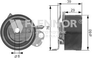 Flennor FS02103 - Натяжной ролик, ремень ГРМ autodnr.net