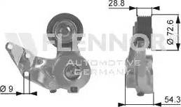 Flennor FS99288 - Направляющий ролик, поликлиновый ремень autodnr.net