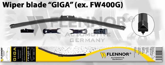 Flennor FW550G - Щітка склоочисника autocars.com.ua