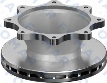 FOMAR Friction FO 0365 PRO - Гальмівний диск autocars.com.ua