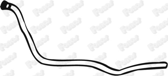 Fonos 02497 - Труба вихлопного газу autocars.com.ua