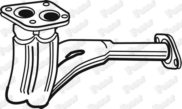 Fonos 02797 - Труба вихлопного газу autocars.com.ua