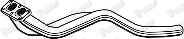 Fonos 04283 - Труба вихлопного газу autocars.com.ua