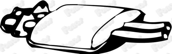 Fonos 05973 - Предглушітель вихлопних газів autocars.com.ua
