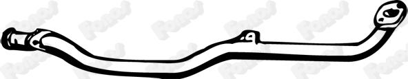 Fonos 06334 - Труба вихлопного газу autocars.com.ua