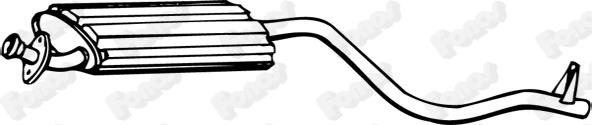 Fonos 06381 - Глушник вихлопних газів кінцевий autocars.com.ua