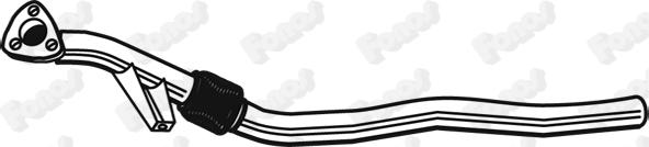 Fonos 06563 - Труба вихлопного газу autocars.com.ua