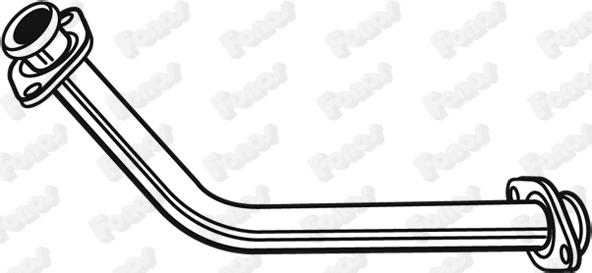Fonos 07145 - Труба вихлопного газу autocars.com.ua