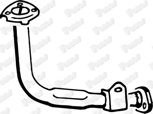 Fonos 07176 - Труба вихлопного газу autocars.com.ua