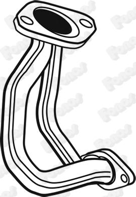 Fonos 07189 - Труба вихлопного газу autocars.com.ua