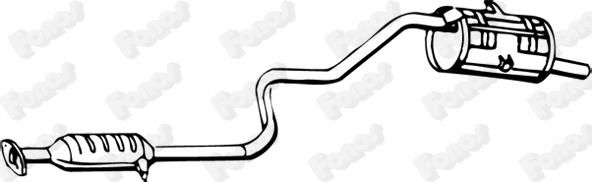 Fonos 07618 - Глушник вихлопних газів кінцевий autocars.com.ua