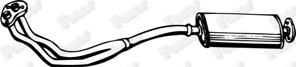 Fonos 07690 - Предглушітель вихлопних газів autocars.com.ua