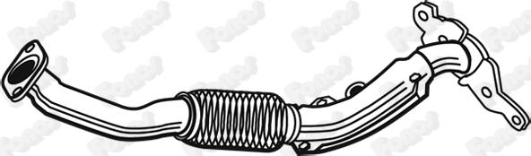 Fonos 07786 - Труба вихлопного газу autocars.com.ua