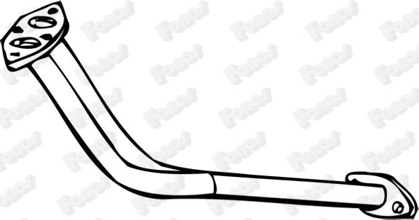 Fonos 07824 - Труба вихлопного газу autocars.com.ua