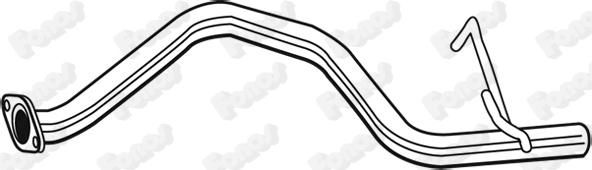 Fonos 08144 - Труба вихлопного газу autocars.com.ua