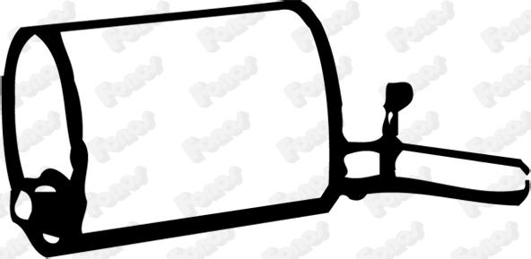 Fonos 08678 - Глушник вихлопних газів кінцевий autocars.com.ua