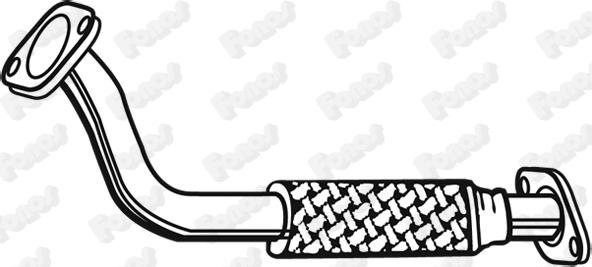 Fonos 08994 - Труба вихлопного газу autocars.com.ua