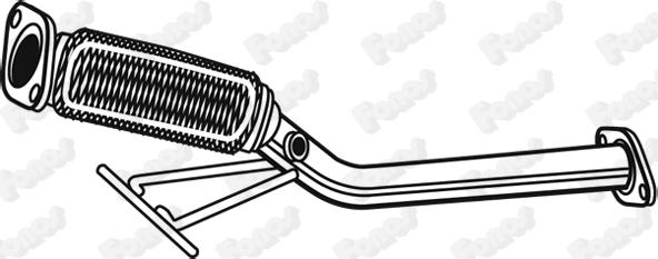 Fonos 08998 - Труба вихлопного газу autocars.com.ua