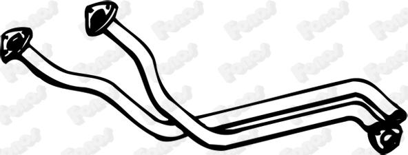 Fonos 09222 - Труба вихлопного газу autocars.com.ua