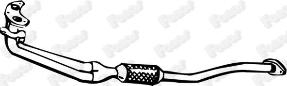 Fonos 09987 - Труба вихлопного газу autocars.com.ua