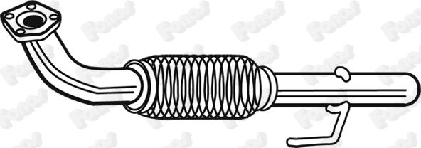 Fonos 10534 - Труба вихлопного газу autocars.com.ua