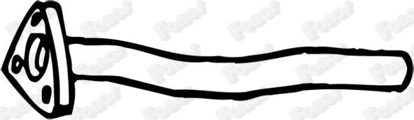 Fonos 13347 - Труба вихлопного газу autocars.com.ua