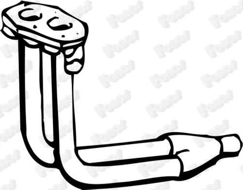 Fonos 13352 - Труба вихлопного газу autocars.com.ua