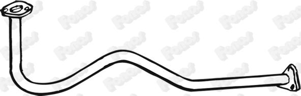 Fonos 13646 - Труба вихлопного газу autocars.com.ua