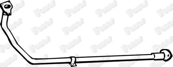 Fonos 14038 - Труба вихлопного газу autocars.com.ua