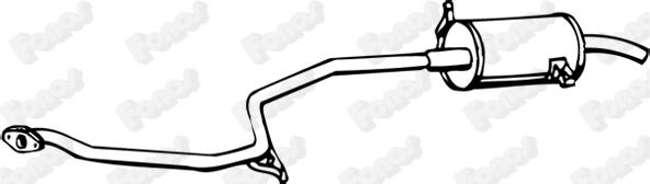 Fonos 14757 - Глушник вихлопних газів кінцевий autocars.com.ua