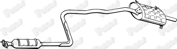 Fonos 14780 - Глушник вихлопних газів кінцевий autocars.com.ua